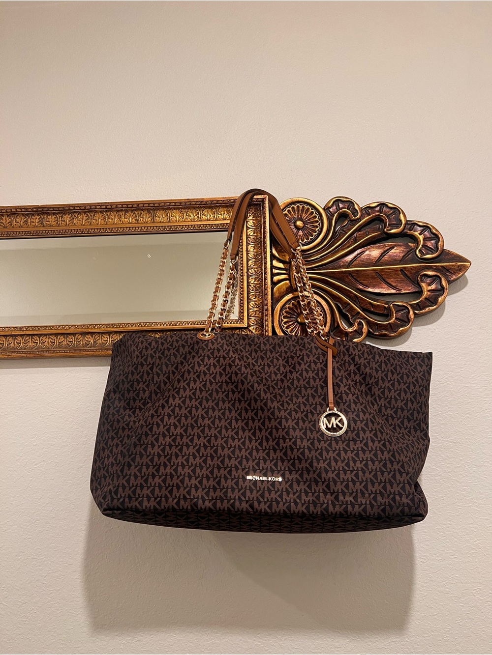 Michael Kors signature Nylon tote bag